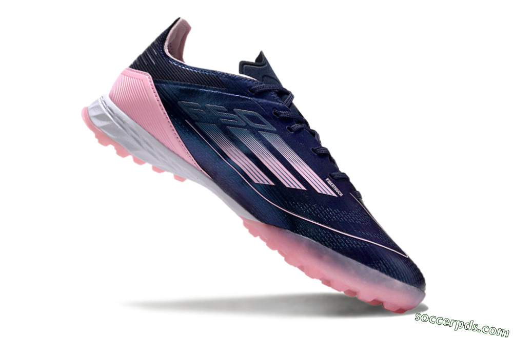 Adidas F50 Elite TF Low-Tops Football Shoes - Blue/Pink/White 4