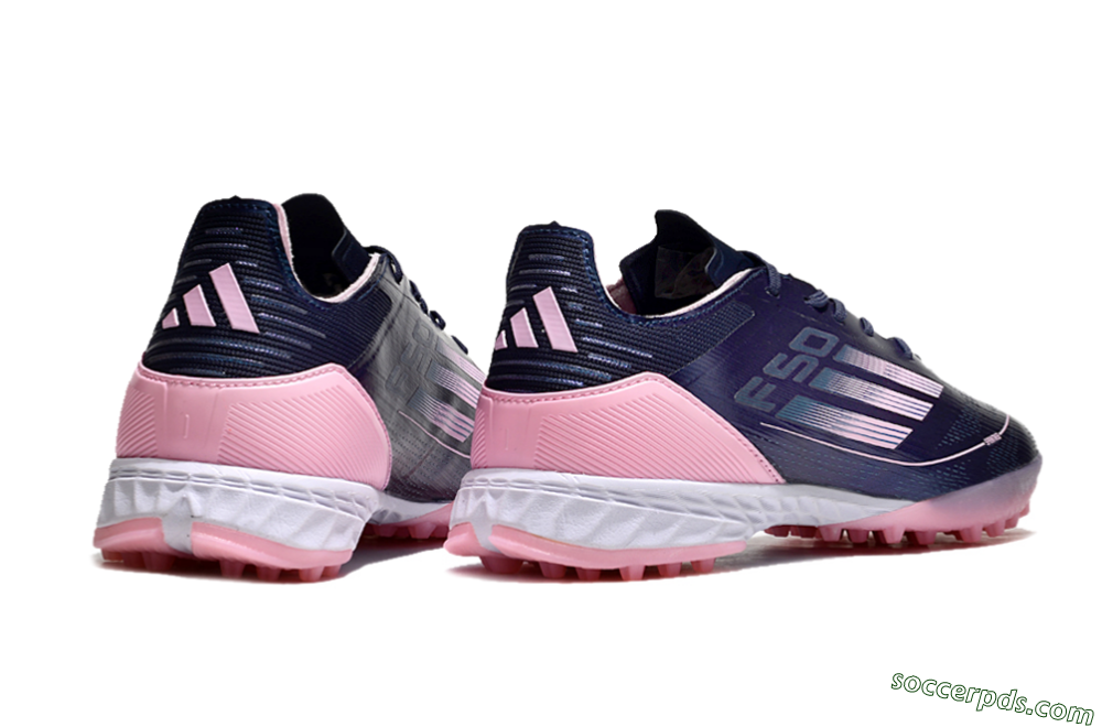 Adidas F50 Elite TF Low-Tops Football Shoes - Blue/Pink/White 6