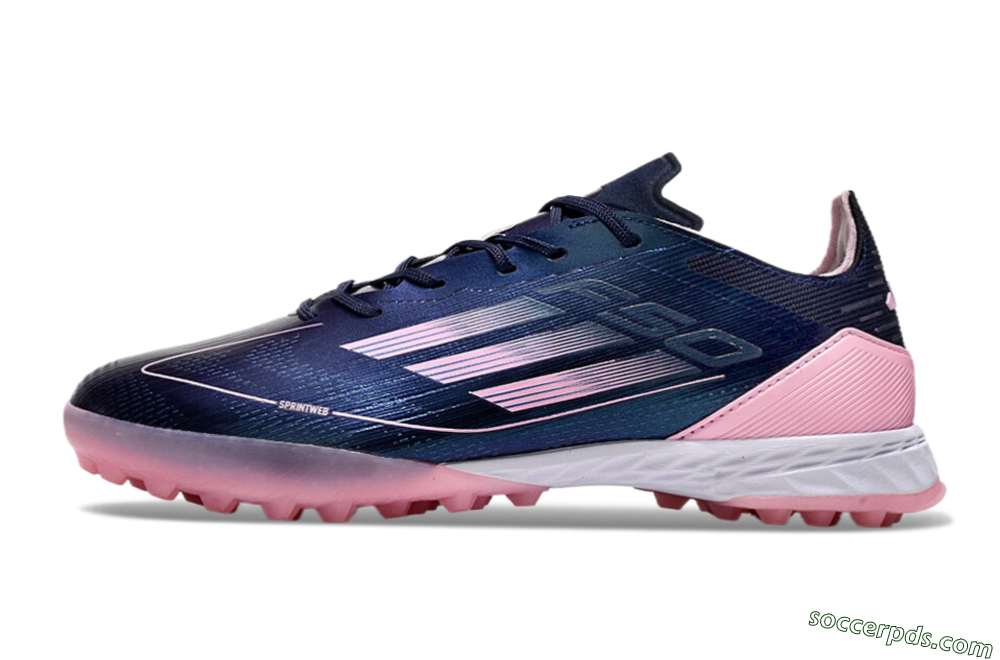 Adidas F50 Elite TF Low-Tops Football Shoes - Blue/Pink/White 2