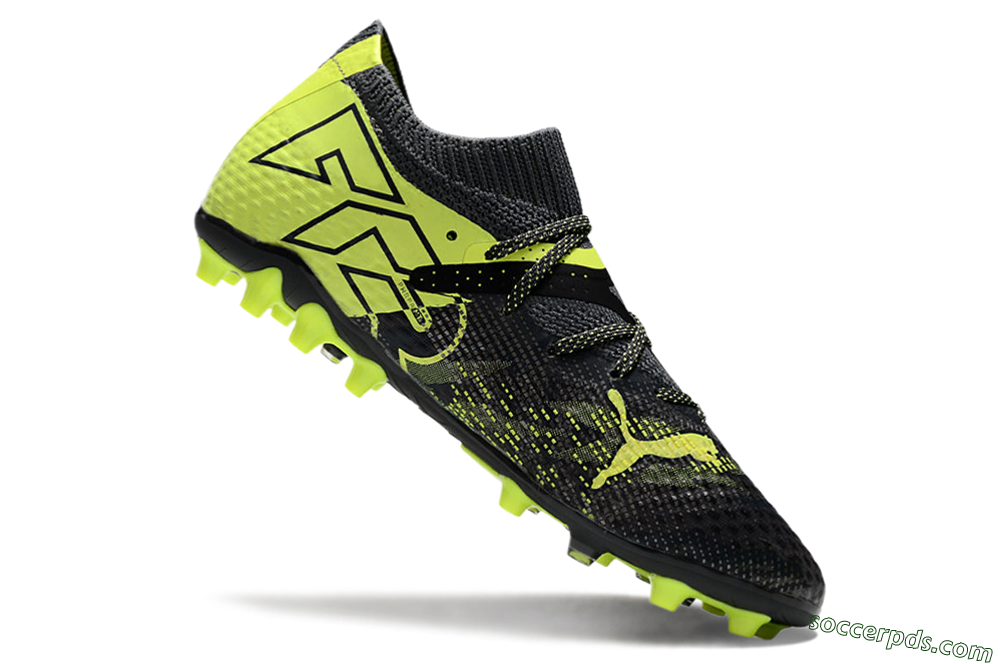 Puma Future Ultimate MG Low-Tops Football Boots - Black/Yellow 4
