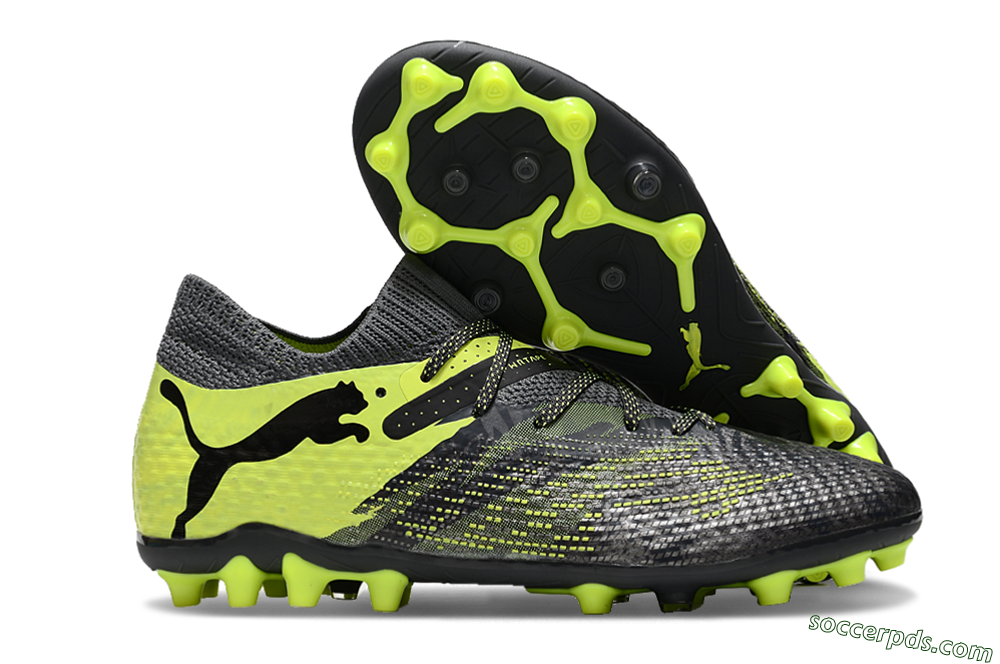 Puma Future Ultimate MG Low-Tops Football Boots - Black/Yellow 1
