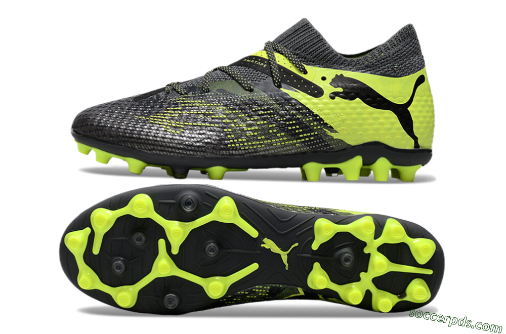 Puma Future Ultimate MG Low-Tops Football Boots - Black/Yellow 0