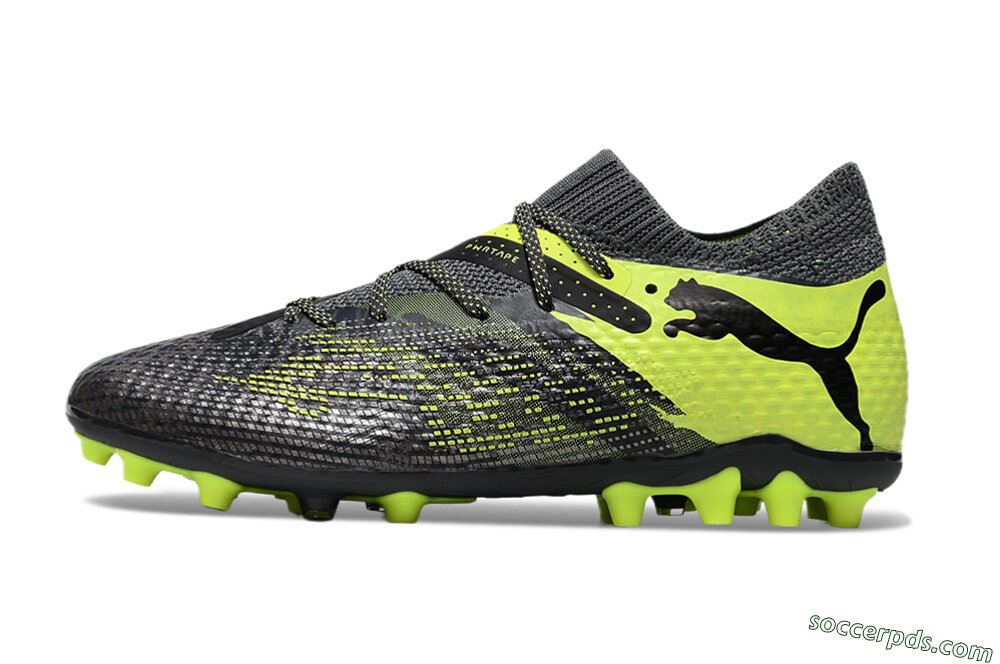 Puma Future Ultimate MG Low-Tops Football Boots - Black/Yellow 2