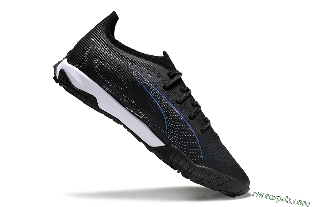 Puma Ultra 5 Ultimate TF Low-Tops Football Shoes - Black/Blue/White 4