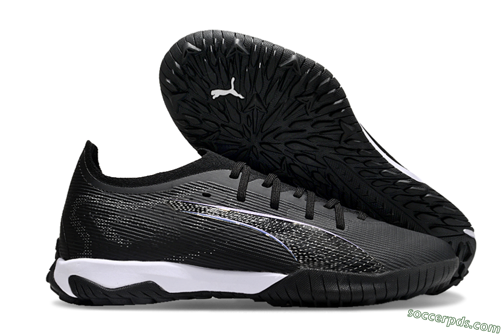 Puma Ultra 5 Ultimate TF Low-Tops Football Shoes - Black/Blue/White 1