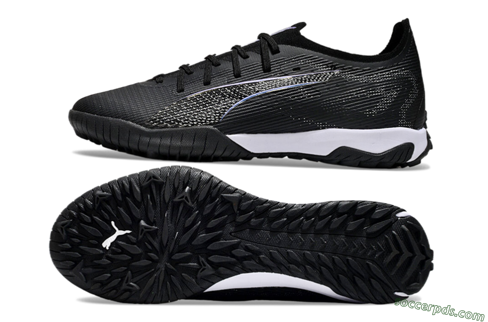 Puma Ultra 5 Ultimate TF Low-Tops Football Shoes - Black/Blue/White 0