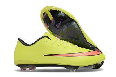 Nike Mercurial Vapor 10 FG Low-Tops Football Boots - Yellow/Black/Red