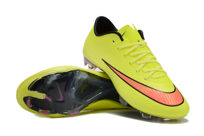 Nike Mercurial Vapor 10 FG Low-Tops Football Boots - Yellow/Black/Red
