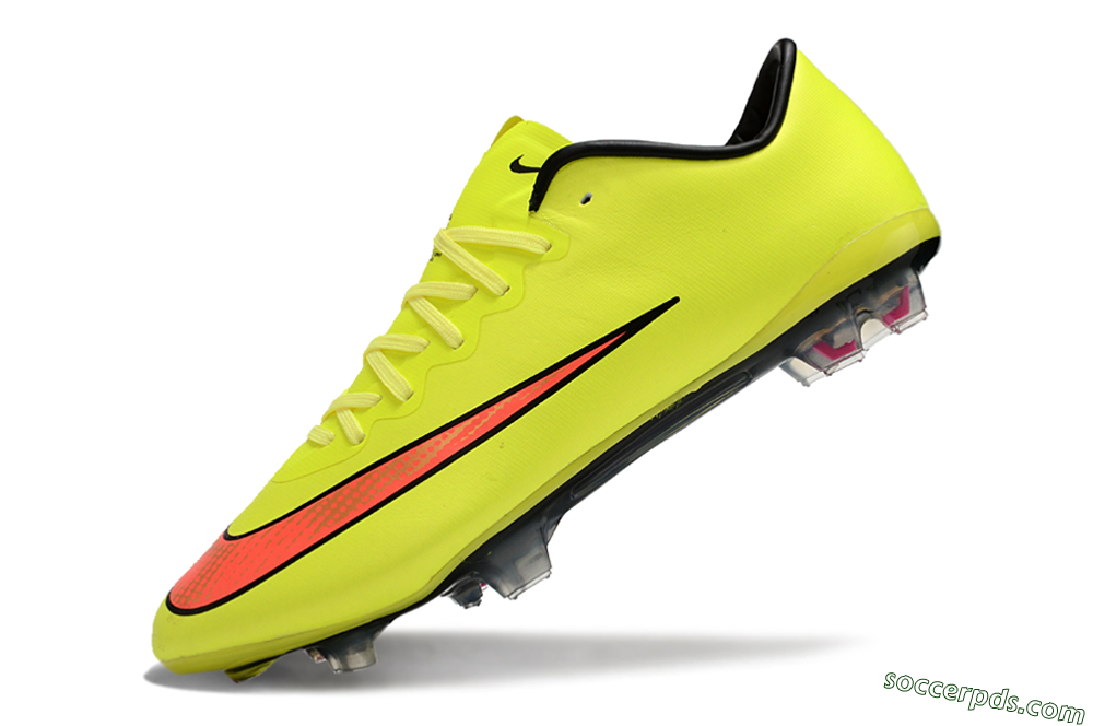 Nike Mercurial Vapor 10 FG Low-Tops Football Boots - Yellow/Black/Red 5
