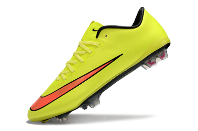 Nike Mercurial Vapor 10 FG Low-Tops Football Boots - Yellow/Black/Red