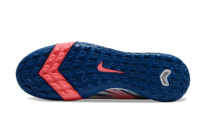 Nike Air Zoom Mercurial Superfly 10 Elite TF High-Tops Football Shoes - White/Pink/Blue