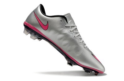 Nike Mercurial Vapor 10 Elite FG Low-Tops Football Boots - Sliver/Pink/Black