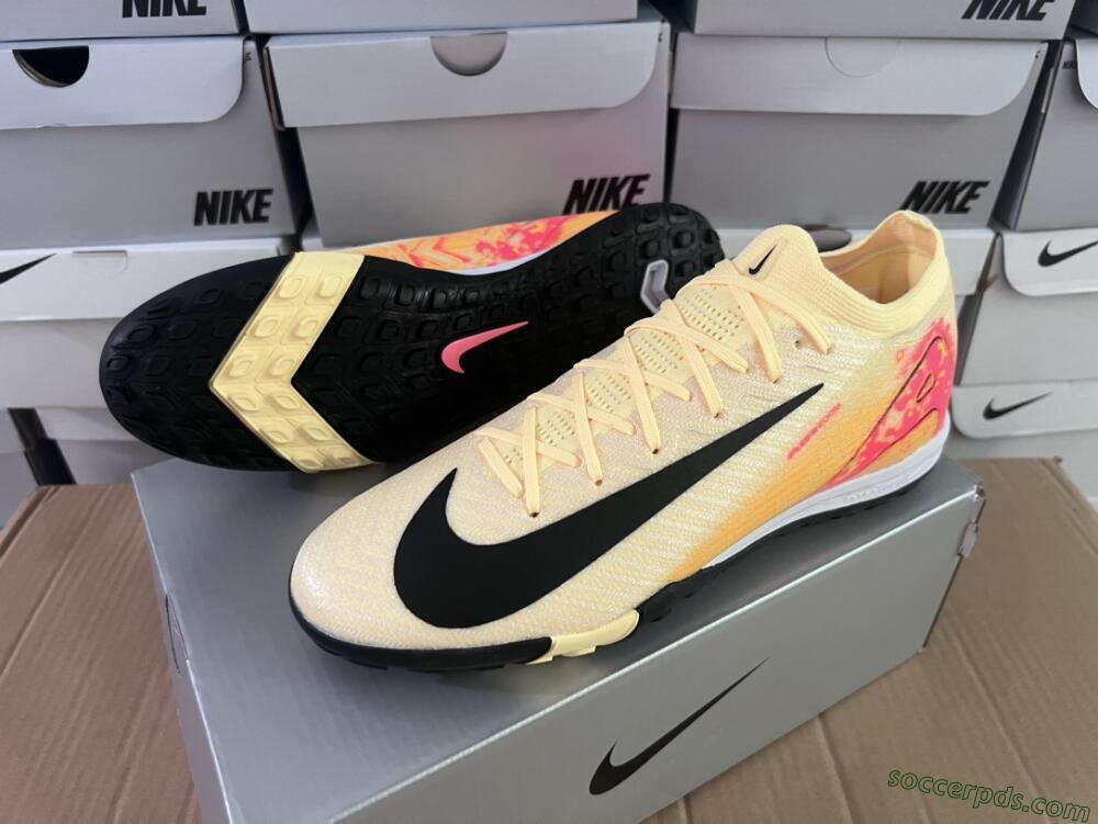 Nike Air Zoom Mercurial Vapor 16 Elit TF Low-Tops Football Shoes - Yellow/Black/Red