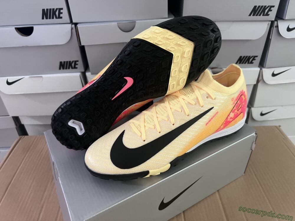 Nike Air Zoom Mercurial Vapor 16 Elit TF Low-Tops Football Shoes - Yellow/Black/Red