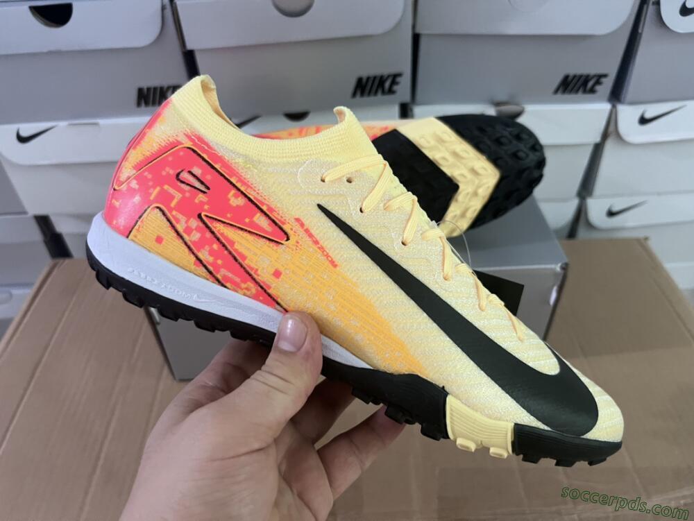 Nike Air Zoom Mercurial Vapor 16 Elit TF Low-Tops Football Shoes - Yellow/Black/Red