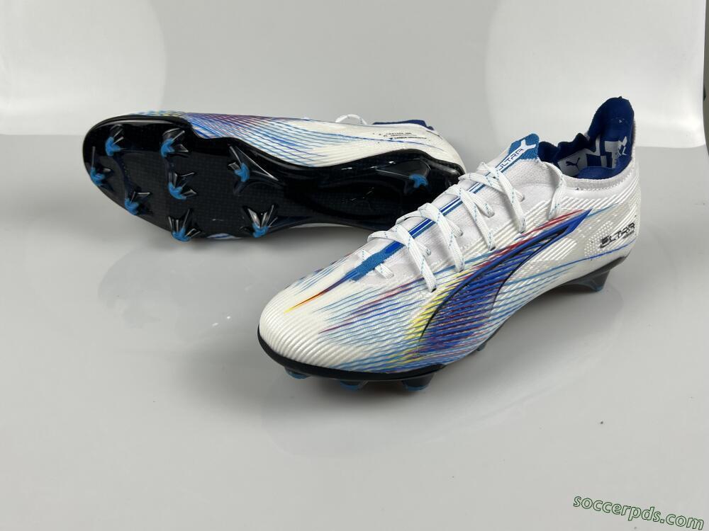 Puma Ultra 5 Ultimate FG Low-Tops Football Boots - Blue/White/Black