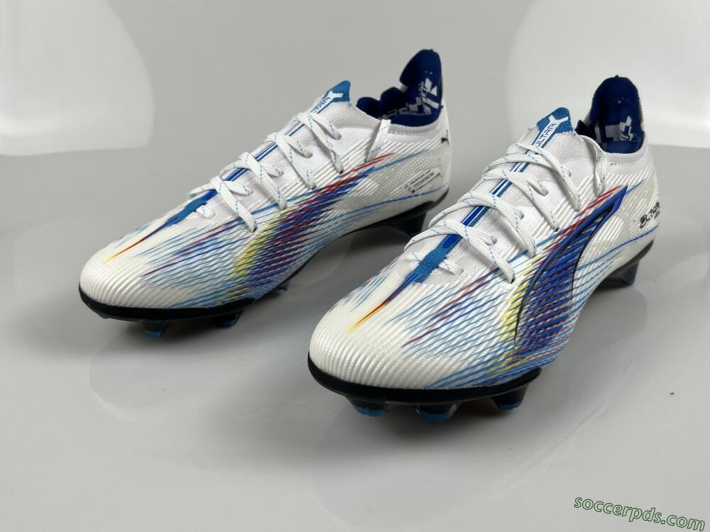 Puma Ultra 5 Ultimate FG Low-Tops Football Boots - Blue/White/Black