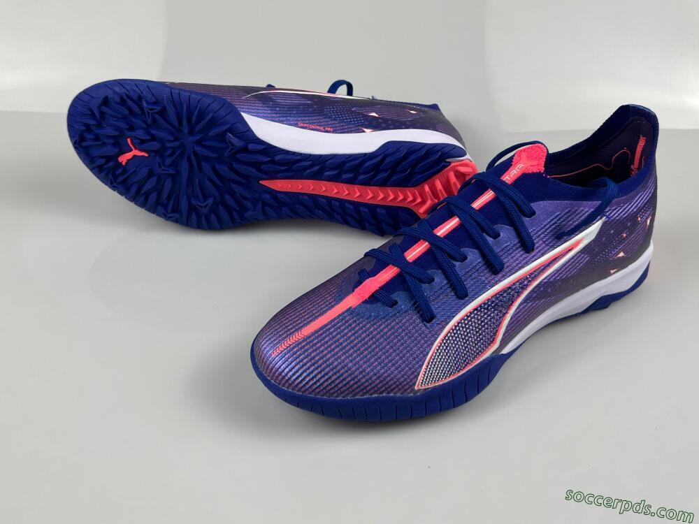 Puma Ultra 5 Ultimate TF Low-Tops Football Shoes - Purple/Red/White