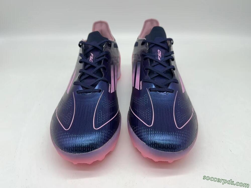 Adidas F50 Elite TF Low-Tops Football Shoes - Blue/Pink/White