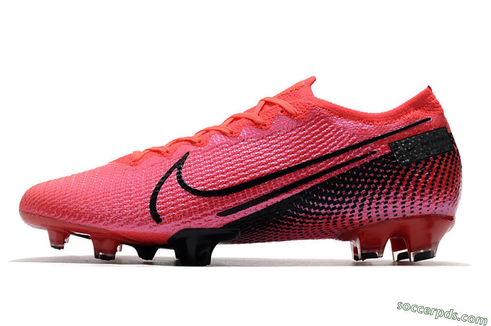 Nike Mercurial Vapor 13 Elite FG Low-Tops Football Boots - Red/Black 2