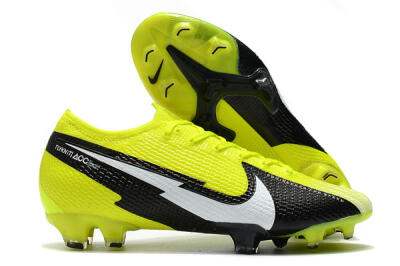 Nike Mercurial Vapor 13 Elite FG Low-Tops Football Boots - Yellow/White/Black