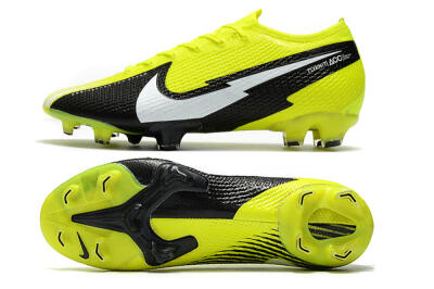 Nike Mercurial Vapor 13 Elite FG Low-Tops Football Boots - Yellow/White/Black