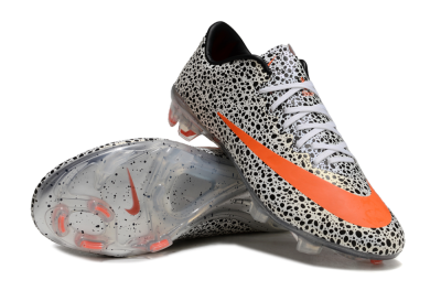 Nike Mercurial Vapor 10 FG Low-Tops Football Boots - Black/White/Red