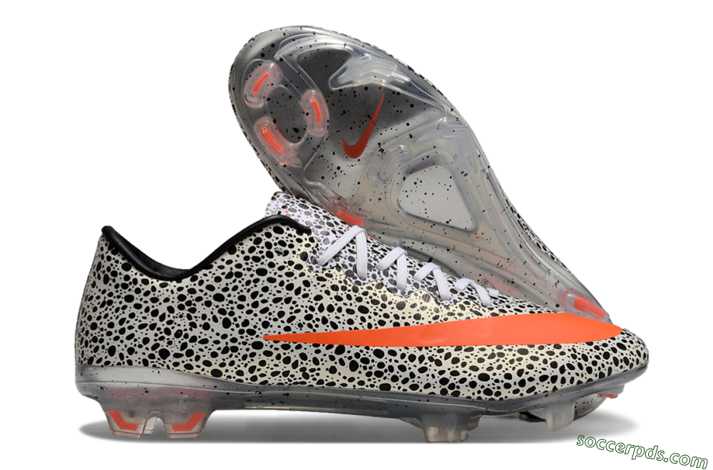 Nike Mercurial Vapor 10 FG Low-Tops Football Boots - Black/White/Red 1