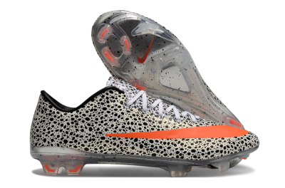 Nike Mercurial Vapor 10 FG Low-Tops Football Boots - Black/White/Red