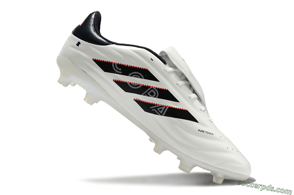 Adidas Copa Pure 2 Elite FG Low-Tops Football Boots - White/Black/Red 4