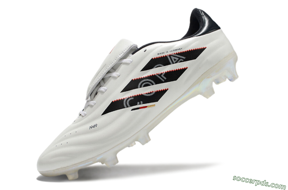 Adidas Copa Pure 2 Elite FG Low-Tops Football Boots - White/Black/Red 5