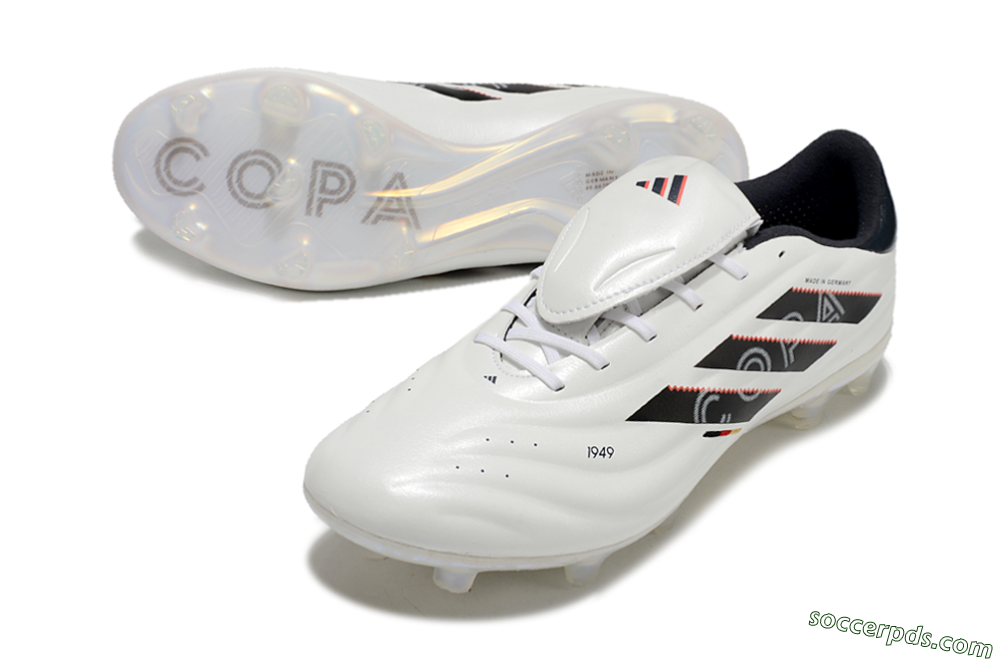 Adidas Copa Pure 2 Elite FG Low-Tops Football Boots - White/Black/Red 3