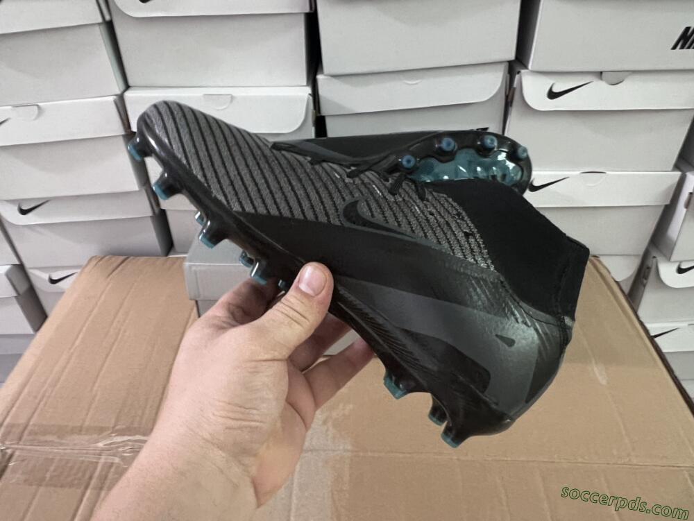 Nike Air Zoom Mercurial Superfly 10 Elite AG High-Tops Football Boots - Blue/Silver/Jade
