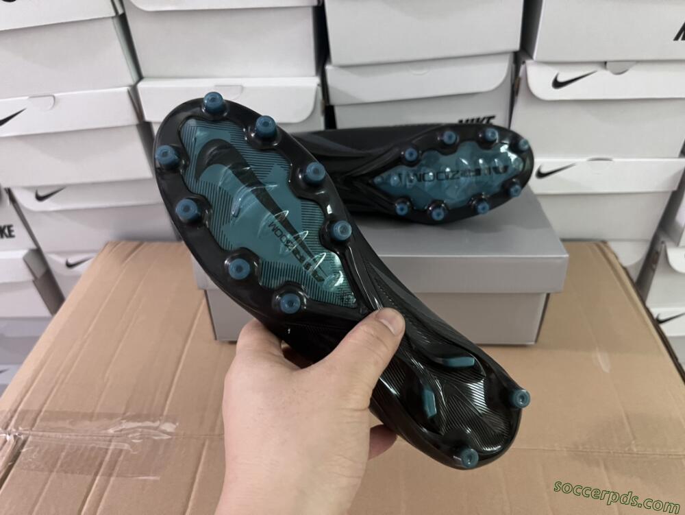 Nike Air Zoom Mercurial Superfly 10 Elite AG High-Tops Football Boots - Blue/Silver/Jade