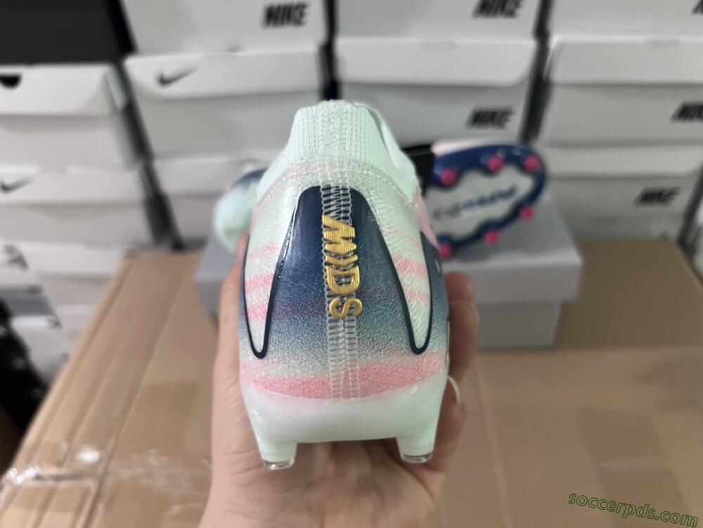 Nike Air Zoom Mercurial Vapor 16 Elite AG Low-Tops Football Boots - Jade/Yellow/Pink/Blue