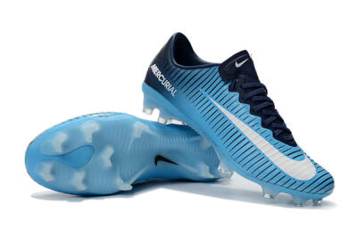 Nike Mercurial Vapor 11 FG Low-Tops Football Boots - Blue/White/Black