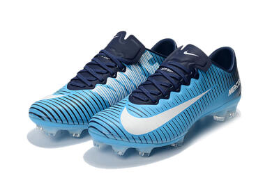 Nike Mercurial Vapor 11 FG Low-Tops Football Boots - Blue/White/Black