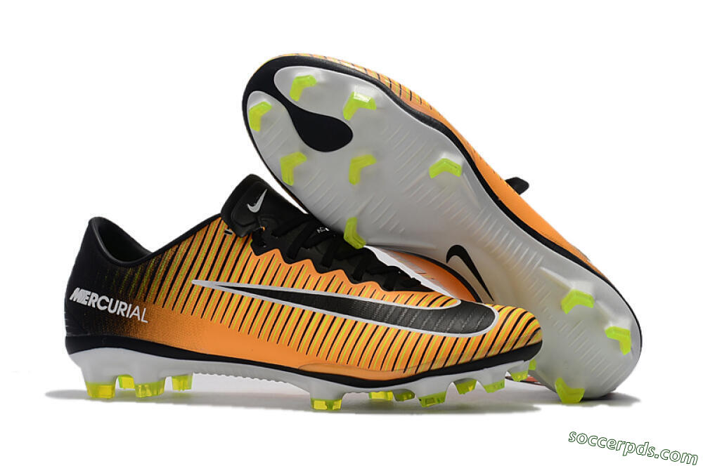 Nike Mercurial Vapor 11 FG Low-Tops Football Boots - Orange/Black/White 1
