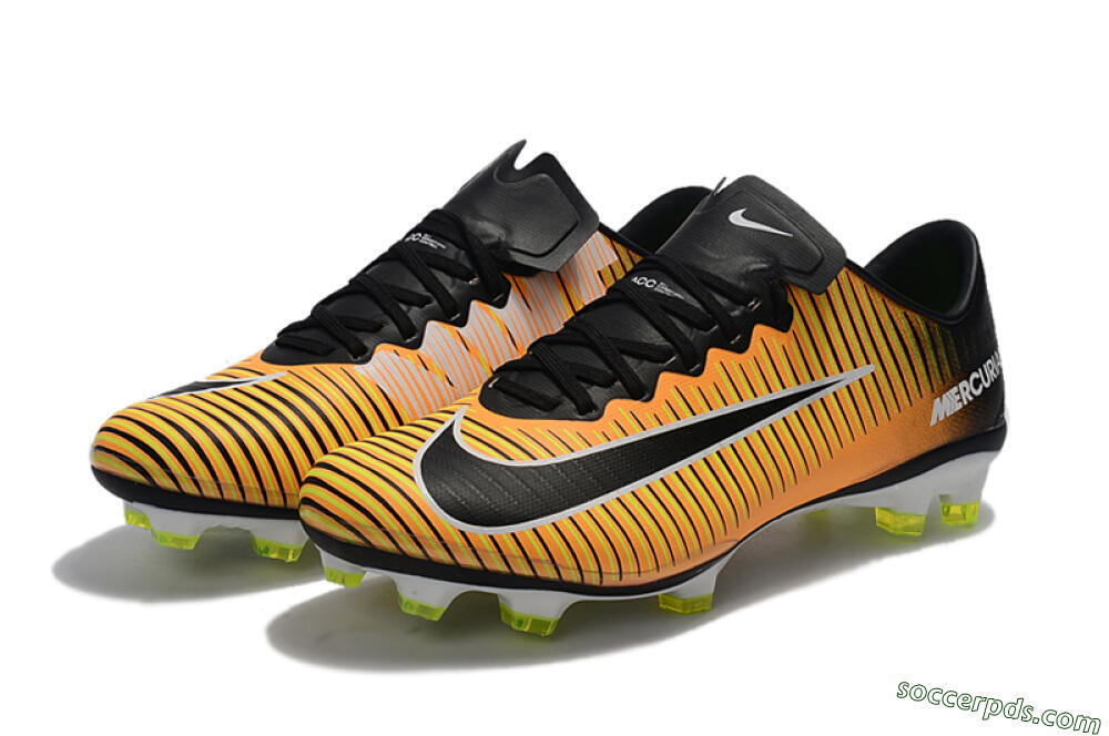 Nike Mercurial Vapor 11 FG Low-Tops Football Boots - Orange/Black/White 5
