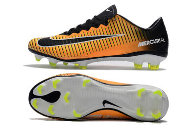 Nike Mercurial Vapor 11 FG Low-Tops Football Boots - Orange/Black/White
