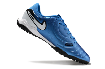Nike Tiempo Legend 10 Academy TF Low-Tops Football Shoes - Blue/White/Black