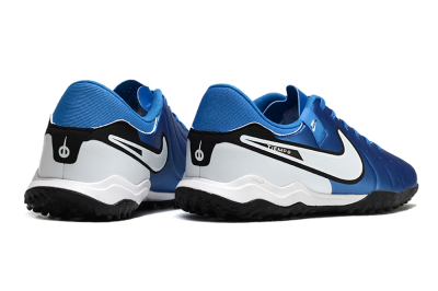 Nike Tiempo Legend 10 Academy TF Low-Tops Football Shoes - Blue/White/Black