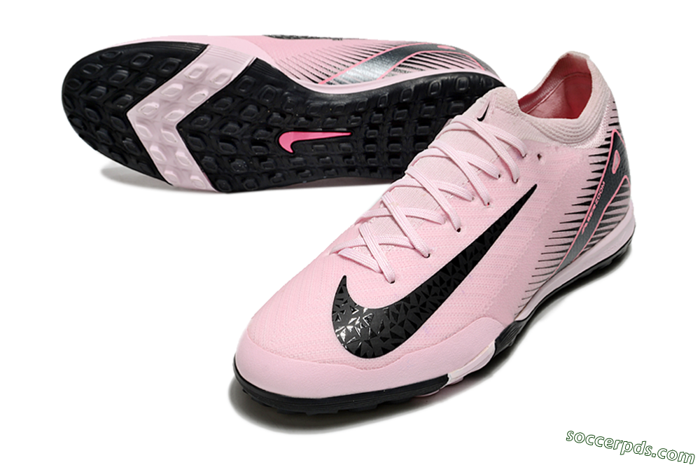 Nike Air Zoom Mercurial Vapor 16 Elite TF Low-Tops Football Shoes - Pink/Black 3