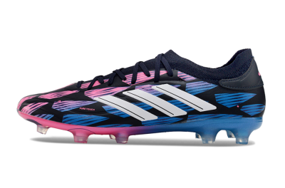 Adidas Copa Pure 2 FG Low-Tops Football Boots - Black/Pink/Blue