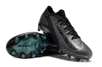 Nike Air Zoom Mercurial Vapor 16 Elite AG Low-Tops Football Boots - Black/Grey/Blue