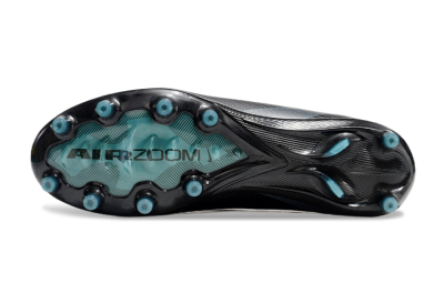 Nike Air Zoom Mercurial Vapor 16 Elite AG Low-Tops Football Boots - Black/Grey/Blue