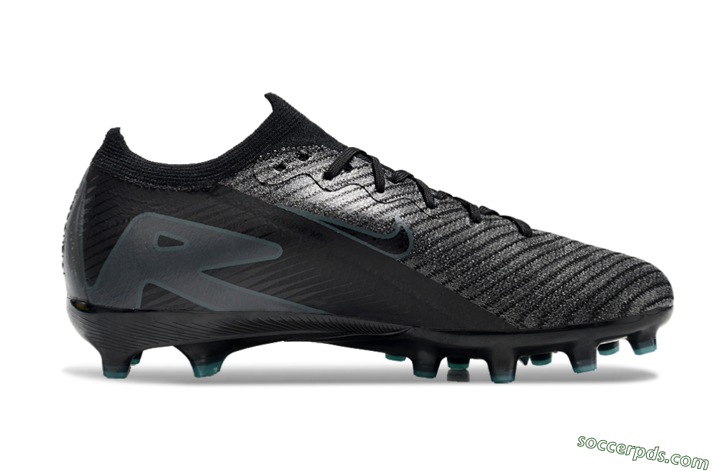 Nike Air Zoom Mercurial Vapor 16 Elite AG Low-Tops Football Boots - Black/Grey/Blue 5