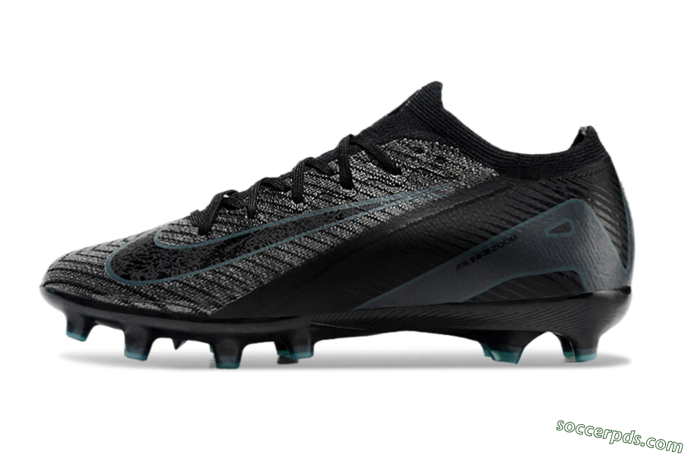 Nike Air Zoom Mercurial Vapor 16 Elite AG Low-Tops Football Boots - Black/Grey/Blue 2