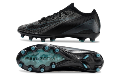 Nike Air Zoom Mercurial Vapor 16 Elite AG Low-Tops Football Boots - Black/Grey/Blue