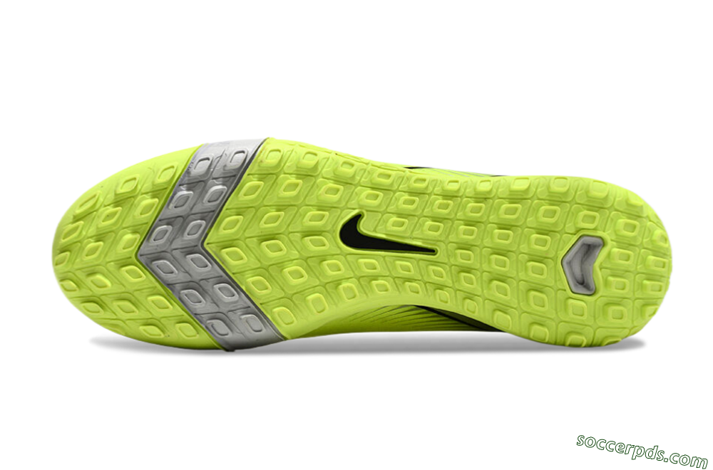 Nike Air Zoom Mercurial Superfly 10 Elite TF High-Tops Football Shoes - Yellow/Silver/Black 5